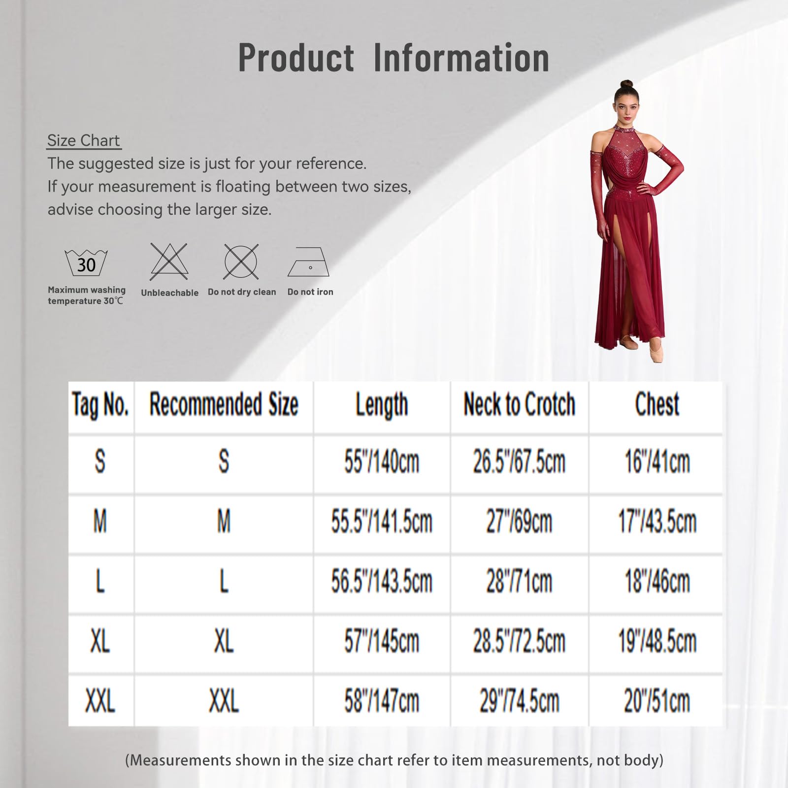 ranrann Vêtement Ballet pour Femme Jupe en Tulle Fluide en Mesh Robe avec Jupe De Tulle Découpée Et Voile Flottant Robe Longue Maxi Vacances