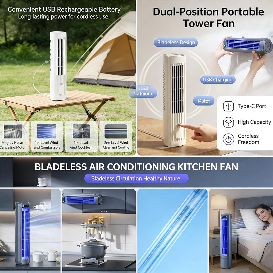 Solyball Cooling Ace, Condizionatore D'aria Portatile Solyball Cooling Ace, Senza Foratura, 3 Velocità, Ultra Silenzioso, Efficiente Dal Punto Di Vista Energetico, Raffreddamento Ad Alta Velocità (#A)