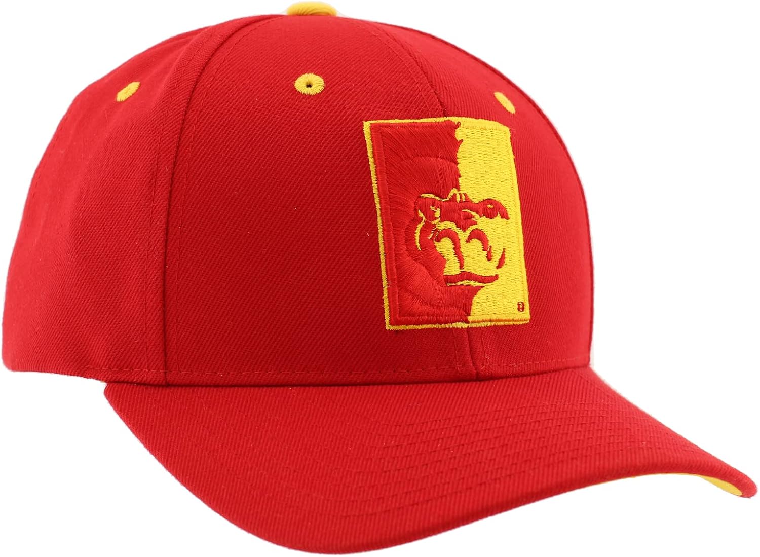 Zephyr NCAA Officially Licensed Snapback Hat - Team Color Competitor Hat - Structured Curve Fit - View #8