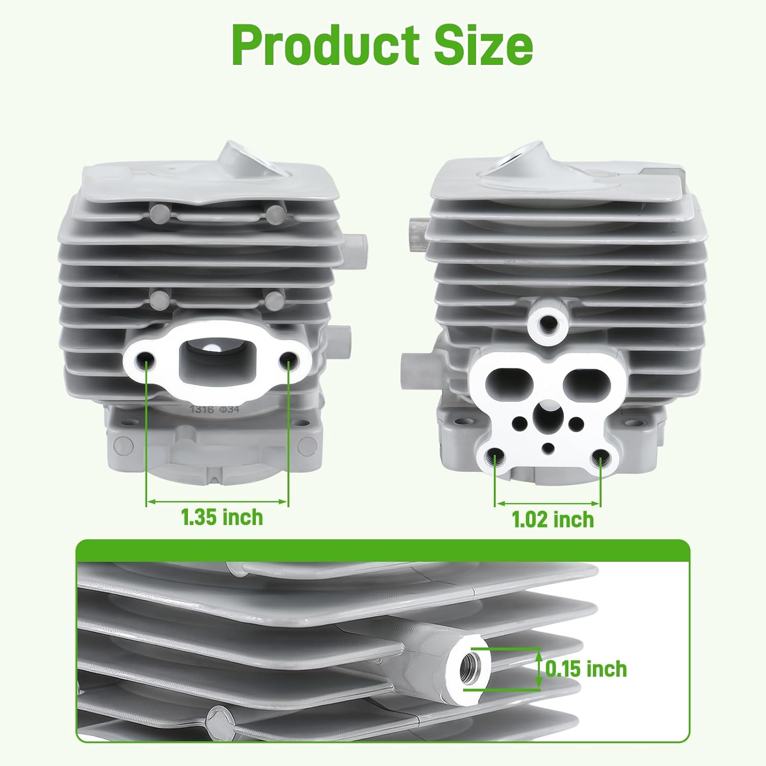 BG86 BG86C Cylinder Piston Kit for Stihl Blowers Parts BG86 BG86C BR200 SH86C SR200 4241 020 1203 & 4144-007-1012 Gasket Rebuild Kit & Fuel Line Hose Vent