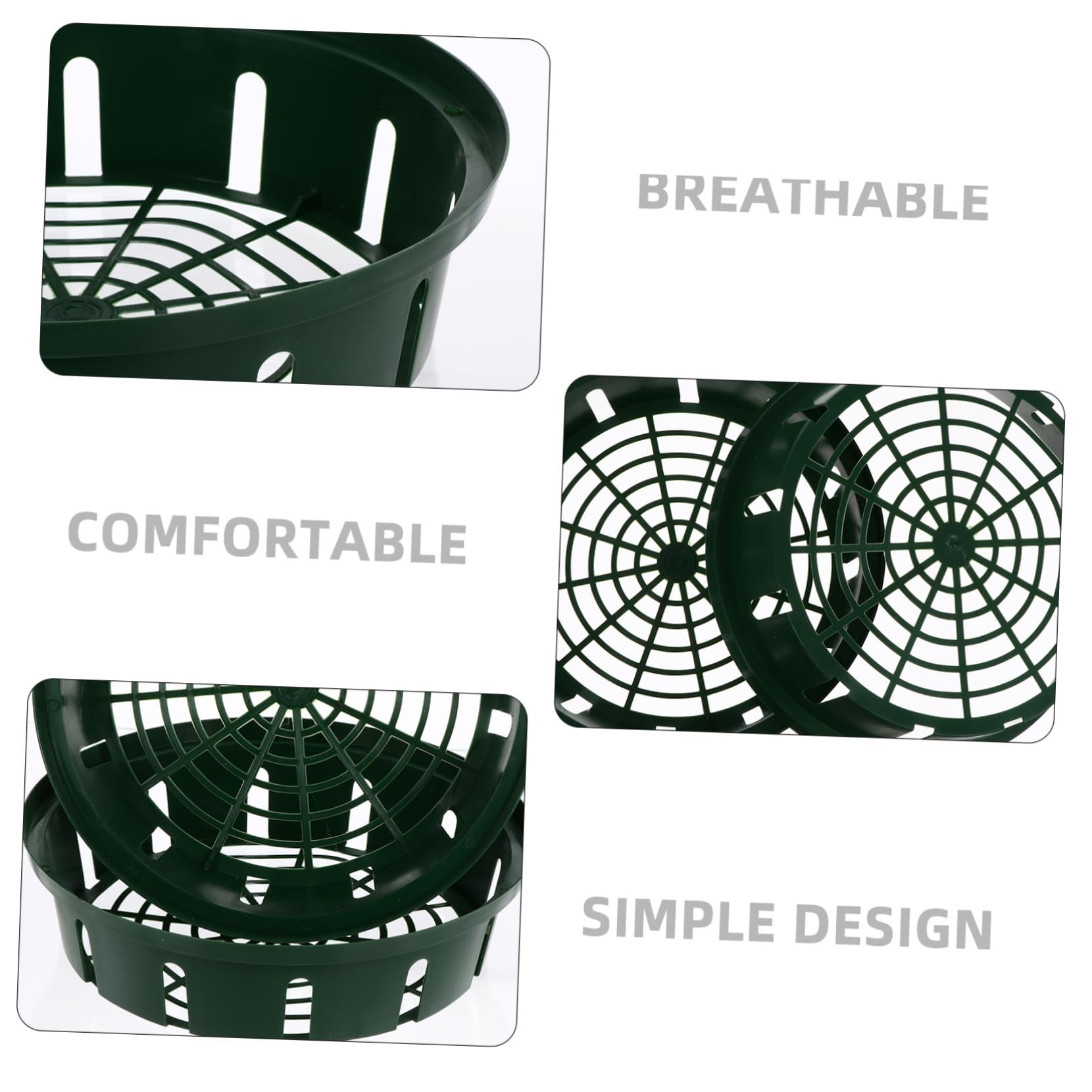 BESPORTBLE Automatic Water Absorbing Large Plant Pot Inserts 26cm Plant Cups Plastic Net for Easy Maintenance