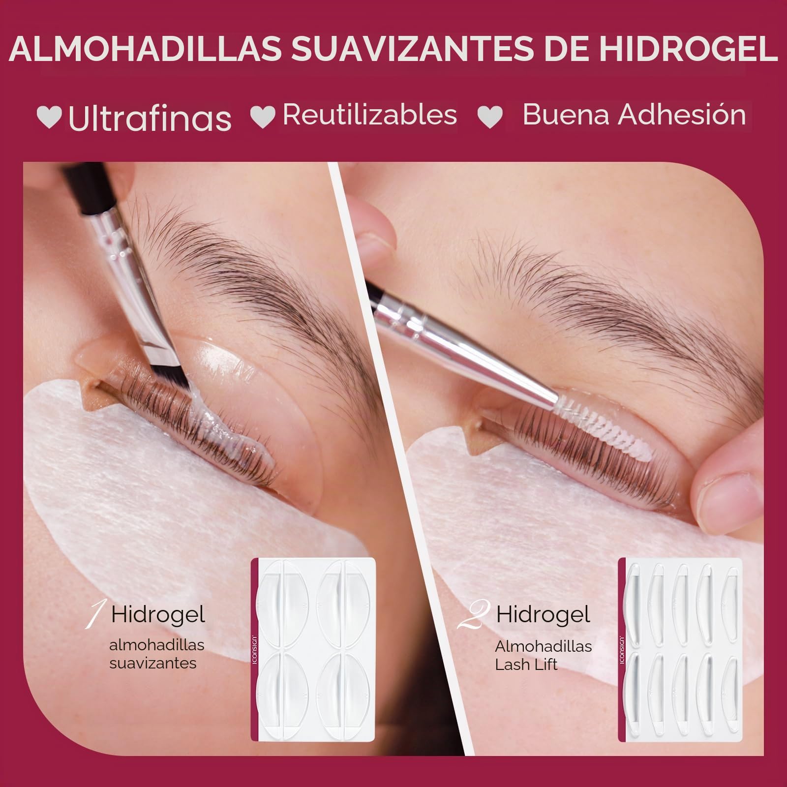 ICONSIGN Kit de lifting de cejas 2 en 1 con fórmula de extracto de plantas – Bálsamo profesional de permanente y peinado, duración de 8 a 10 semanas