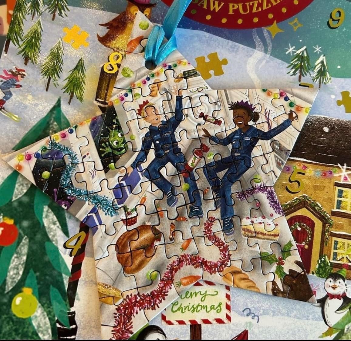 Christmas Advent Calendar Jigsaw Puzzle - Christmas Adventure | Sustainable Puzzle for Adults | Great Gift for Adults | Gibsons Games