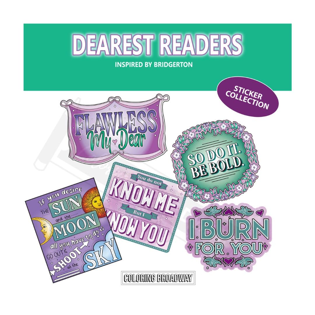Autocollants vinyle Broadway sans bulles - Lot de 5 stickers imperméables pour lecteurs