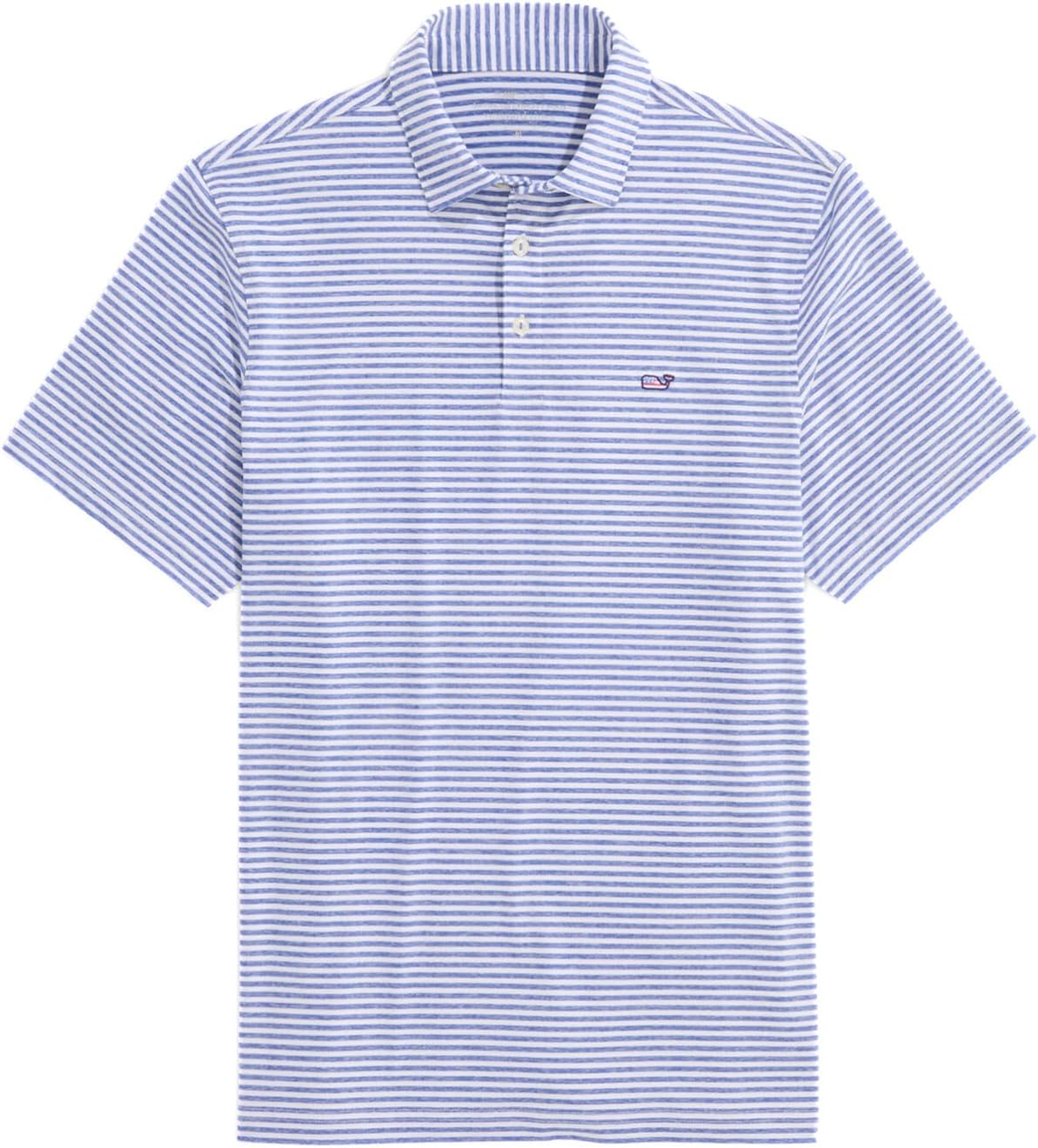 Vineyard Vines Mens Heathered Winstead Sankaty Performance Polo - Image 6