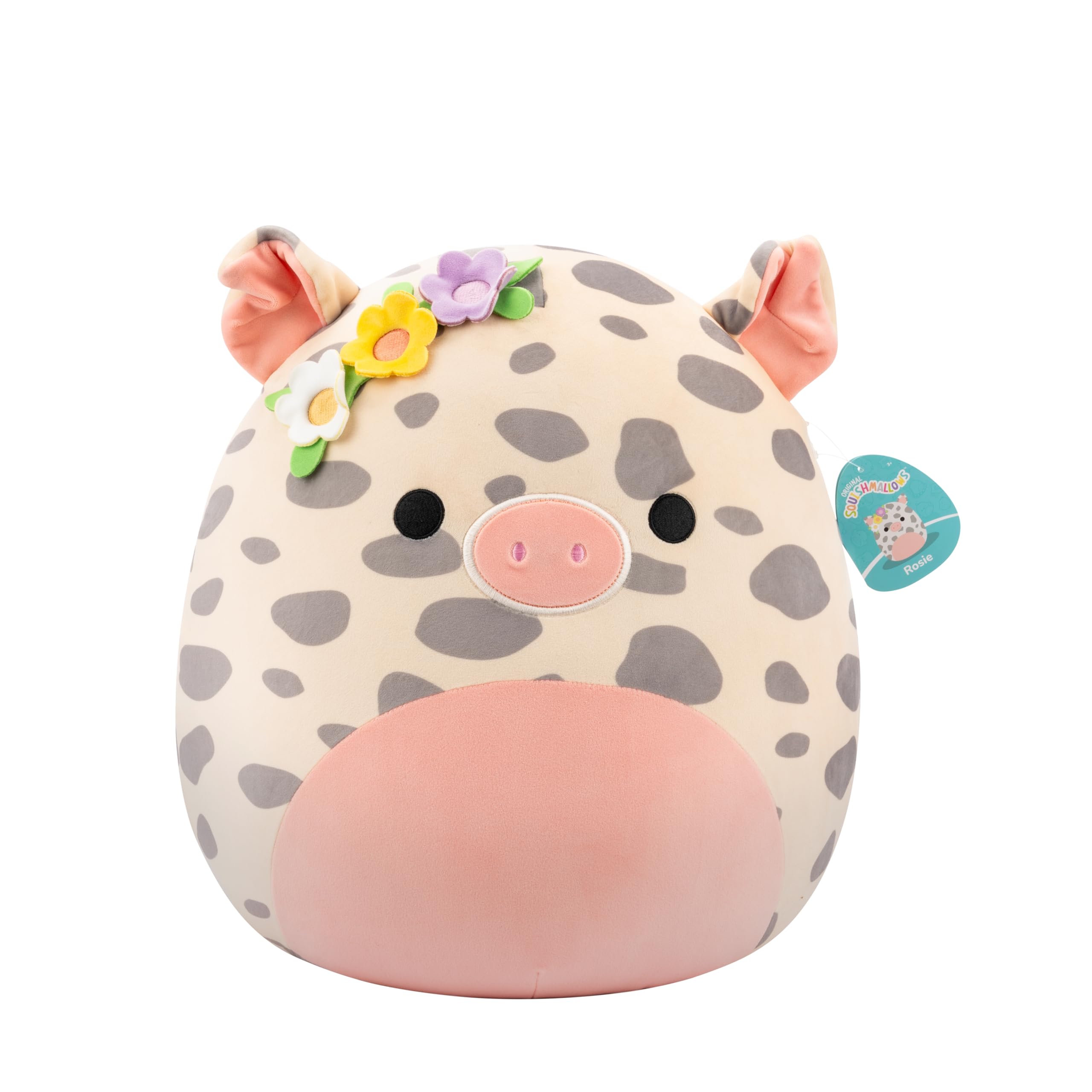 Amazon.com: Squishmallows Original 16in Rosie The Spotted Pig with