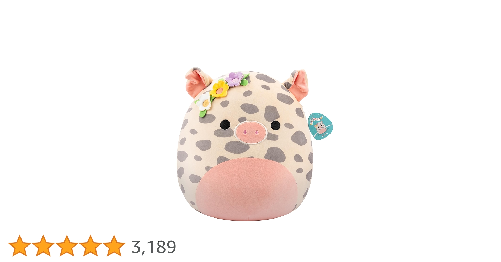 【mallow】ムサ　フロリダNo.001、ピンクNo.001 Squishmallows SQCR05481 16-Inch-Barella The Raspberry Beta