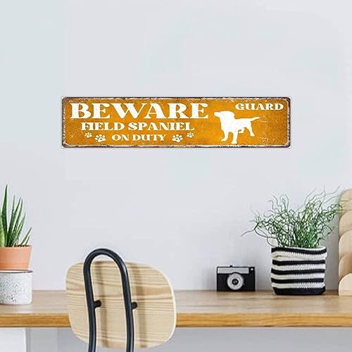 Miniatura 8 de Homsuita Beware Guard Dogs on Duty Wood Pallet Wall Plaque Sign Farmhouse Table Wall Decorative Wooden Signs Retro Dog Warning Oil Painting Wood
