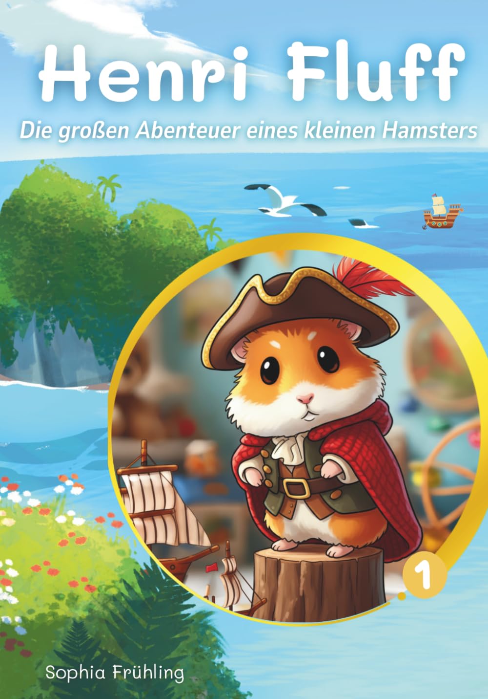 Henri Fluff - Die großen Abenteuer eines kleinen Hamsters: Piraten-Abenteuer für Erstleser – Illustriertes Kinderbuch ab 6 Jahren