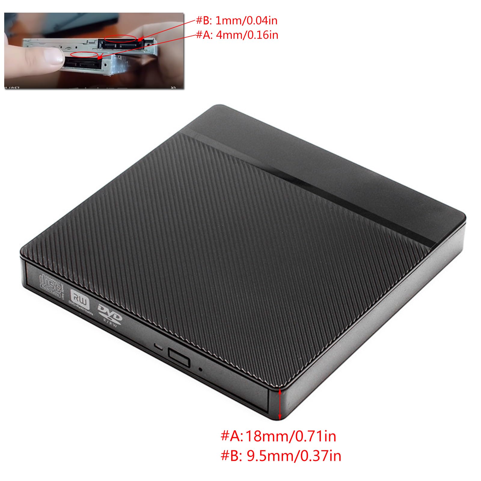Amazon.co.jp: 外部 ケース USB3.0 / Type-C 速度 12.7mm 9.5mm