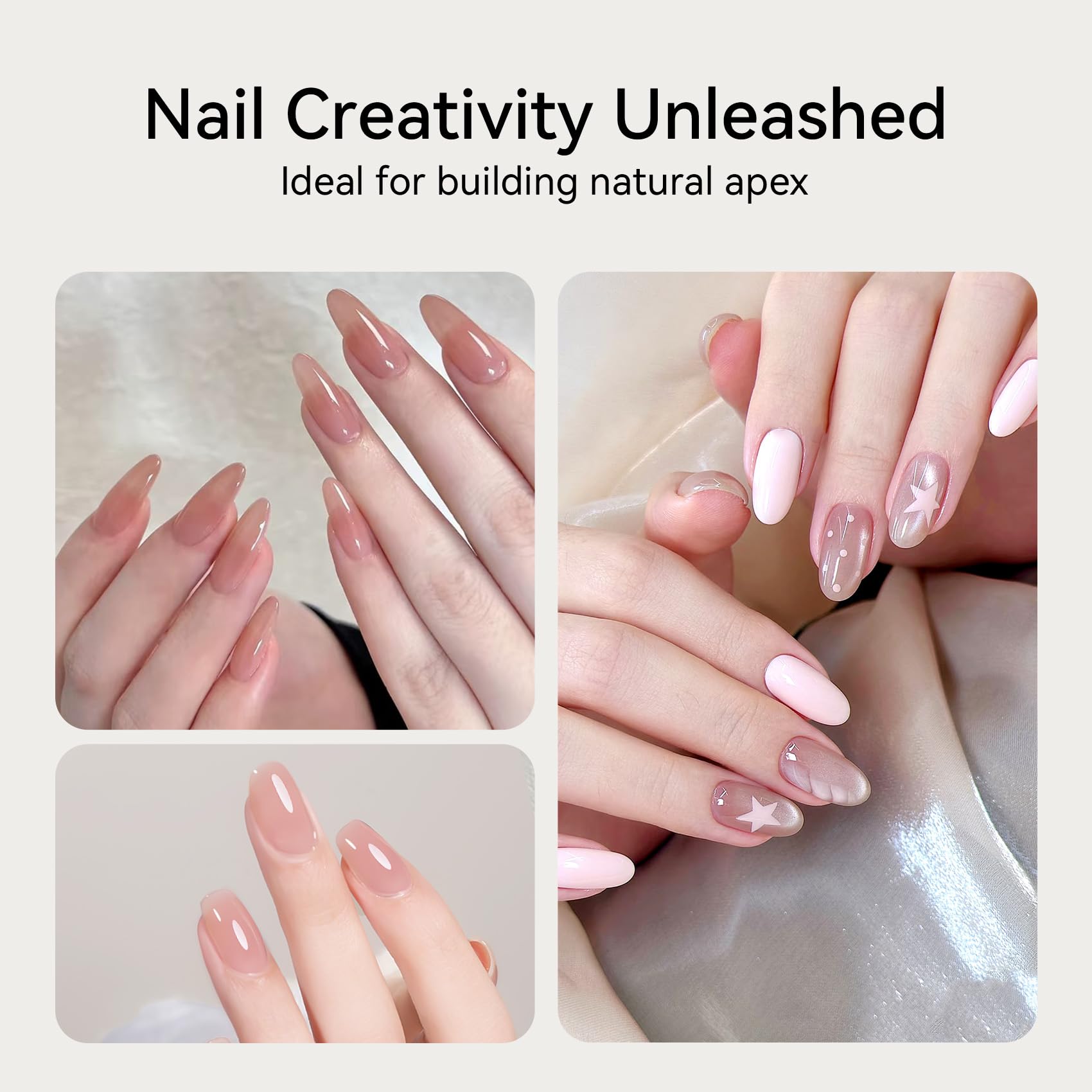 Amazon.com: MAYCHAO Nude Pink Builder Gel for Nails, 15ml Nail