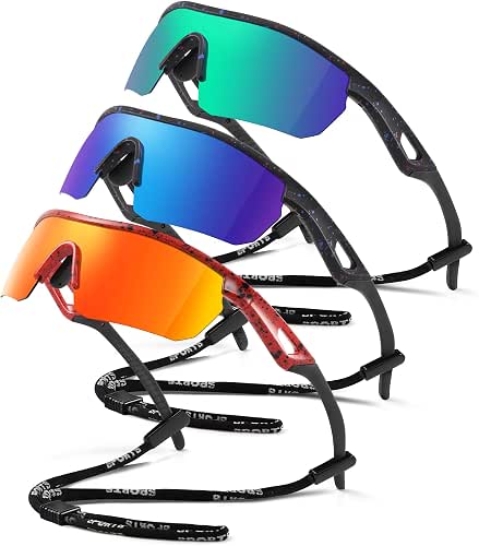 Kids Sunglasses Youth Baseball Sunglasses for Boys Girls 3-12 Polarized