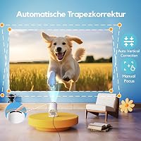 AKIYO O2 Mini Projektor 1080P Android 11 WiFi 6 Bluetooth 5.2 Otthoni Vetítő 4