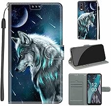 Handyhülle für Nokia C22 / Nokia C32 Hülle, Premium PU Leder Flipcase Magnetverschlüsse Schutzhülle Klapphülle mit Kartenhalter und Faltbare Brieftasche Hülle für Nokia C22 / Nokia C32 Handyhülle
