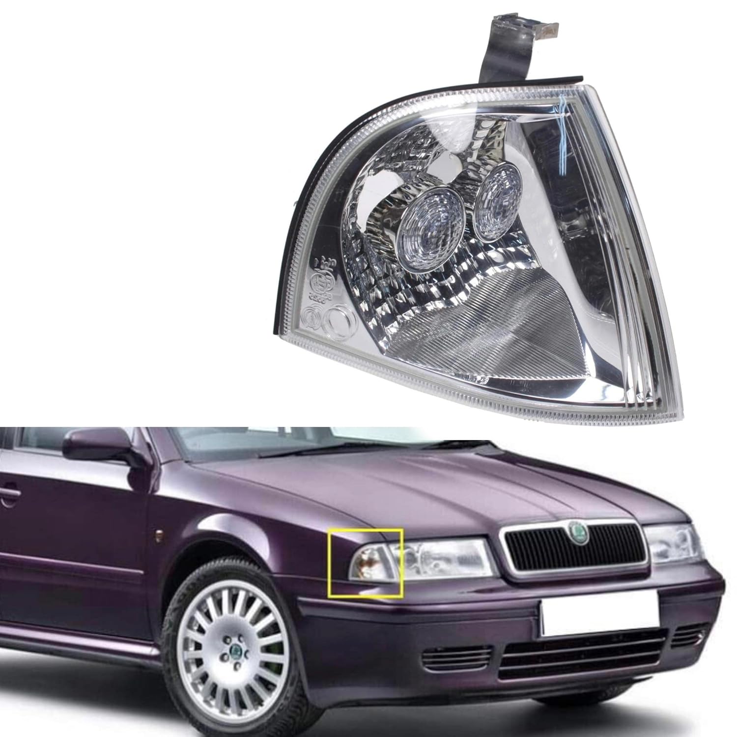 K D Corner/Indicator Light for Skoda Octavia (Right/Driver Side