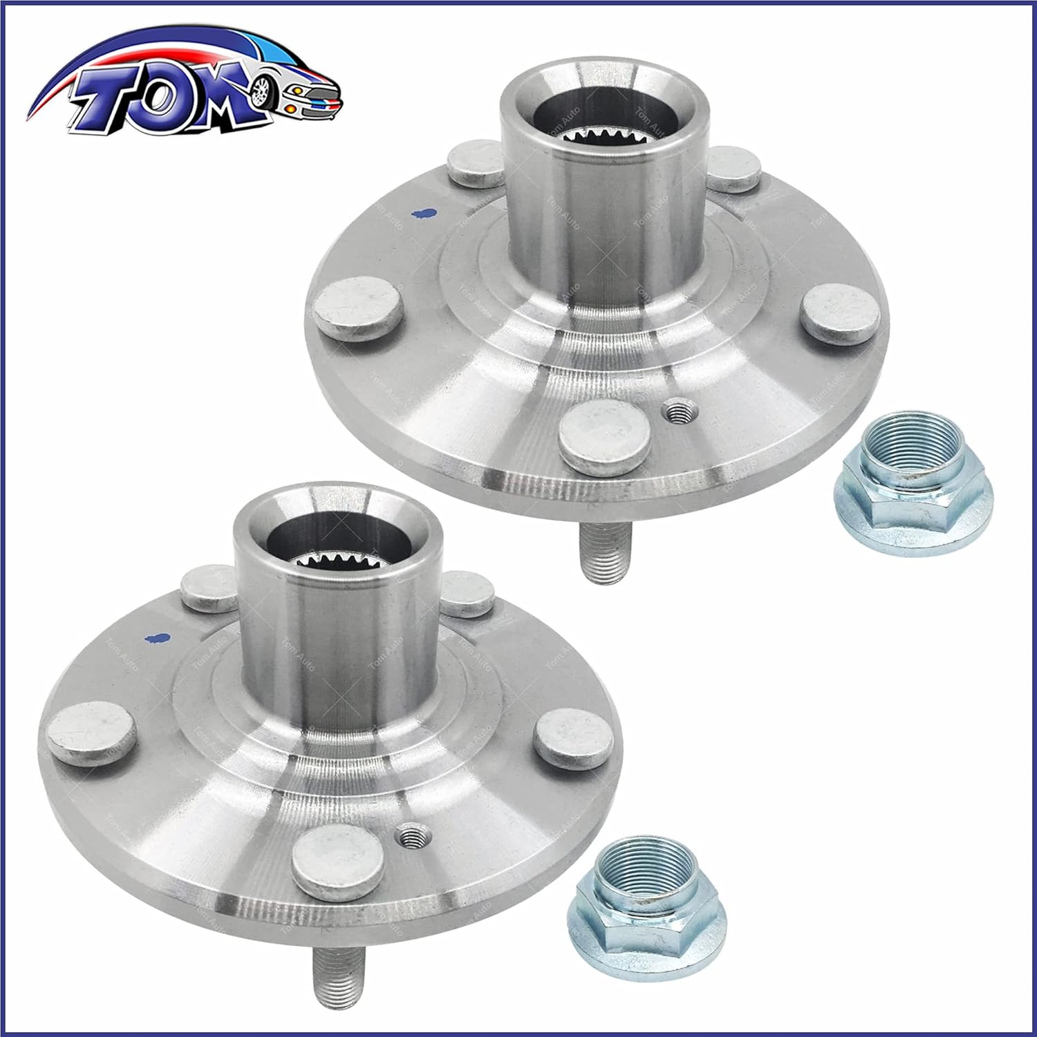 TOM -930450 2pcs Wheel Hubs Front or Rear Driver & Passenger Side For Honda Element Pilot
