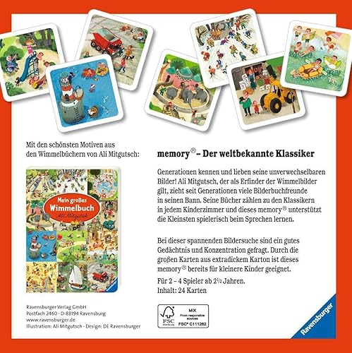 Miniatura 2 de Ravensburger 81297 - Mis imágenes ocultas más hermosas, Memory The Game Classic para todos los fanáticos de las imágenes ocultas, juego de memoria