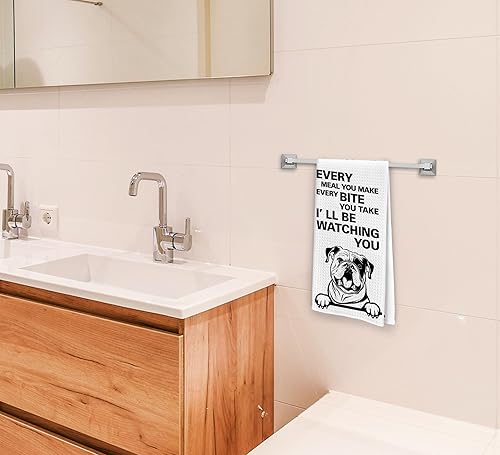 Miniatura 5 de Every Meal You Make Every Bite You Take - Toallas de cocina, divertidas toallas de té, decoración de bulldog inglés, toallas de cocina decorativas