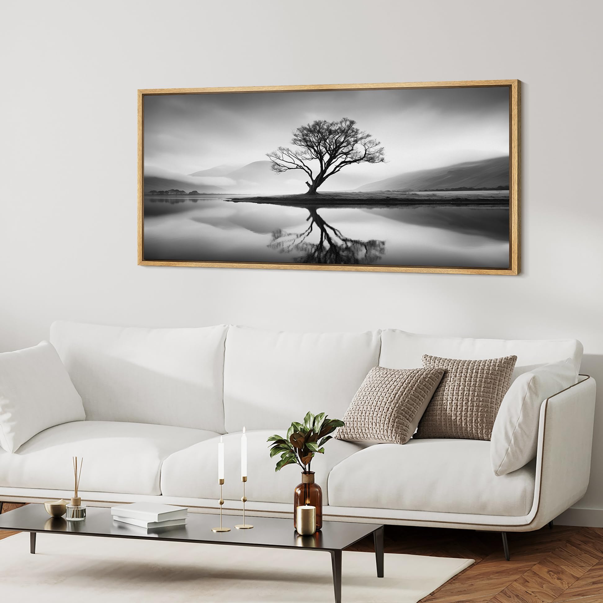 Amazon.com: MUDECOR Extra Large Framed Canvas Print Wall Art