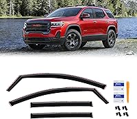 Vista 138 de Visera de ventana para Jeep Cherokee 1984-2001 (Excluye Modelo Limited), Protectores Guards Shields de lluvia de canal exterior, Deflector