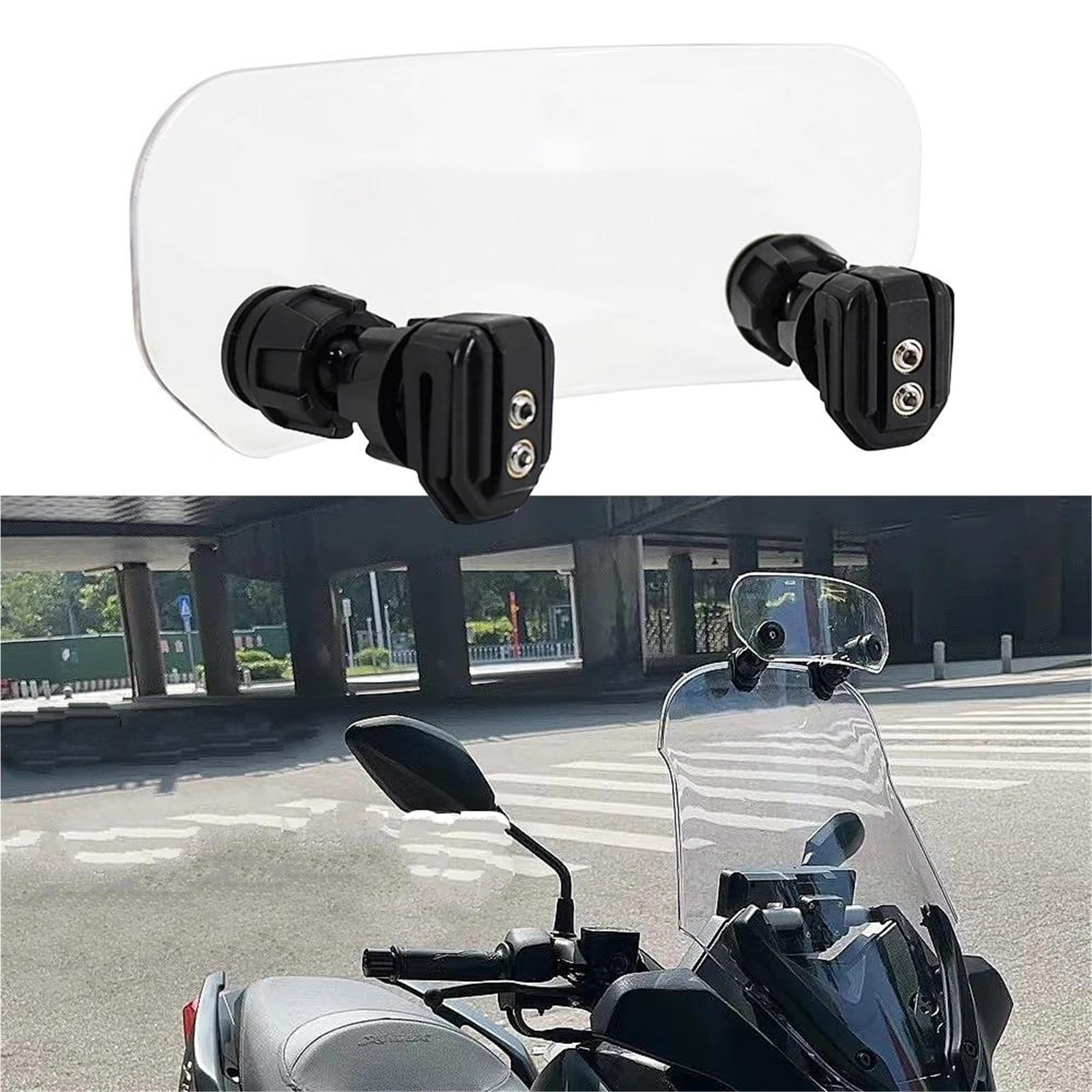 Deflettori Per Parabrezza Moto Per BMW R1200GS Alettone Antivento Regolabile, Estensione Per, Antivento Deflettori Antivento