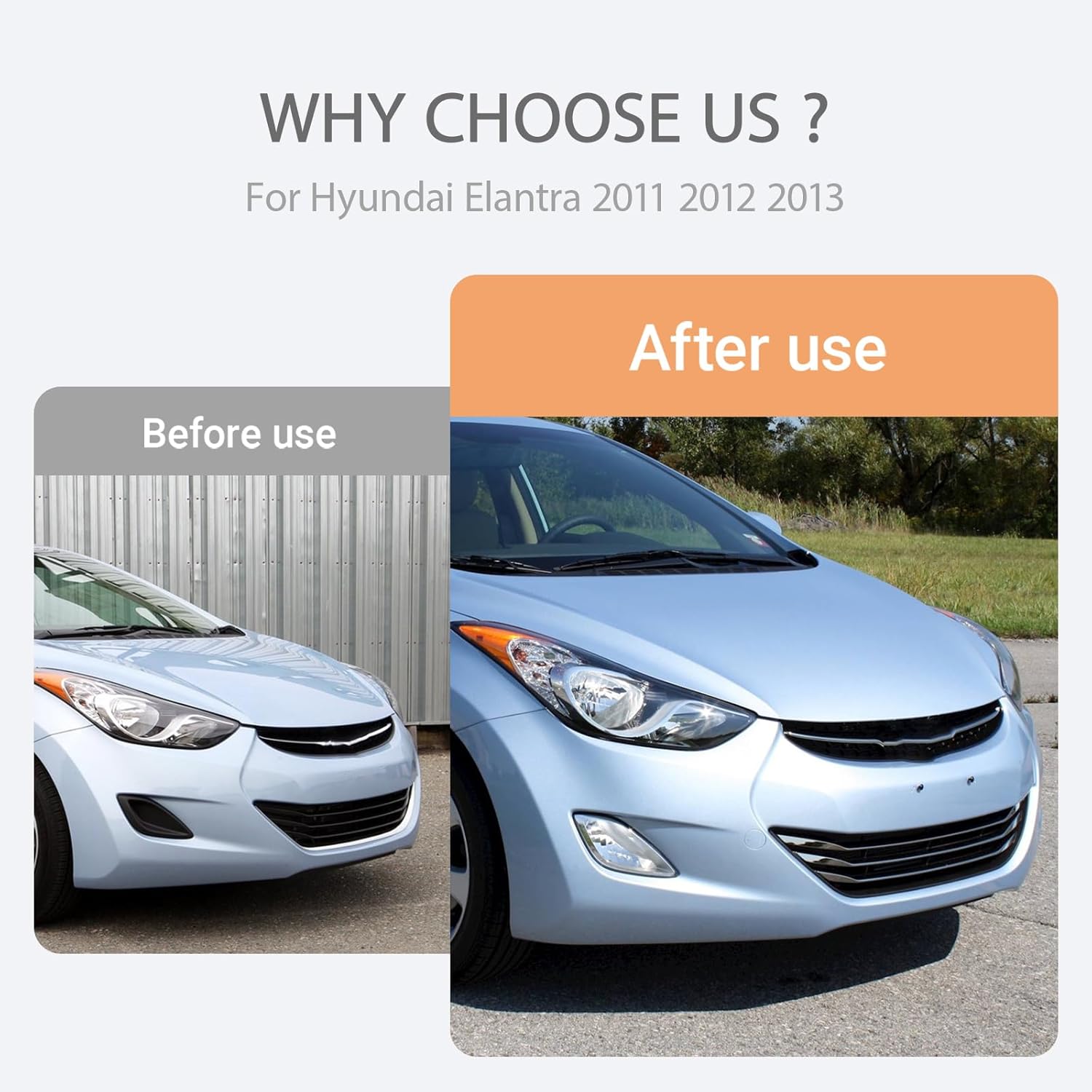 Front Bumper Fog Light For Hyundai Elantra 2011-2013 Running Driving DRL Lamp 92202-3X020 922023X020 Left