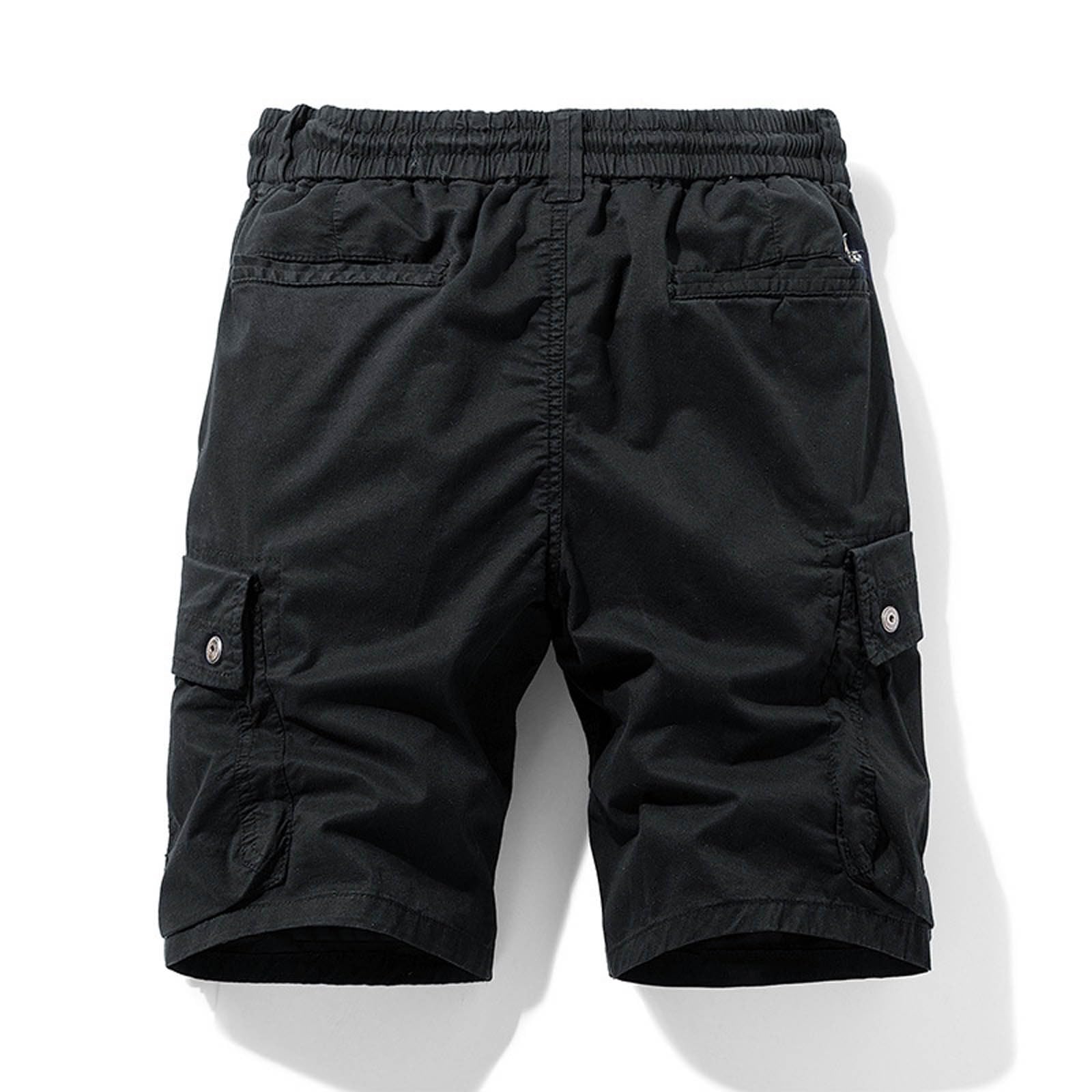 WWricotta Pantaloncini Uomo Lavoro Gamba Dritta - 5 Pollici, vestibilità Ampia, Modello Estivo, Resistenti