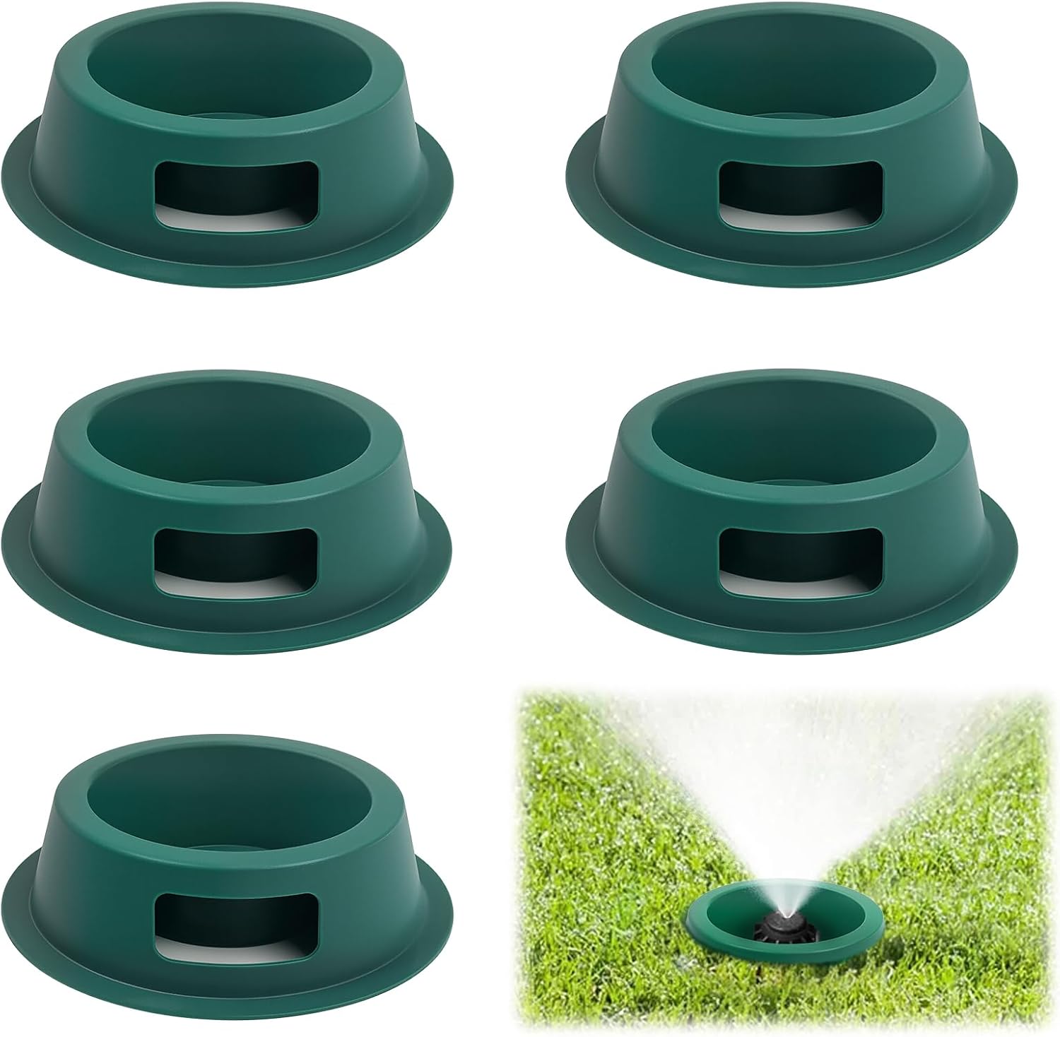 Lawn Sprinkler Head Protector - for Hunter PGP Series Sprinkler Head, Prevent Damage from Mowers and Cars - 5 Pcs