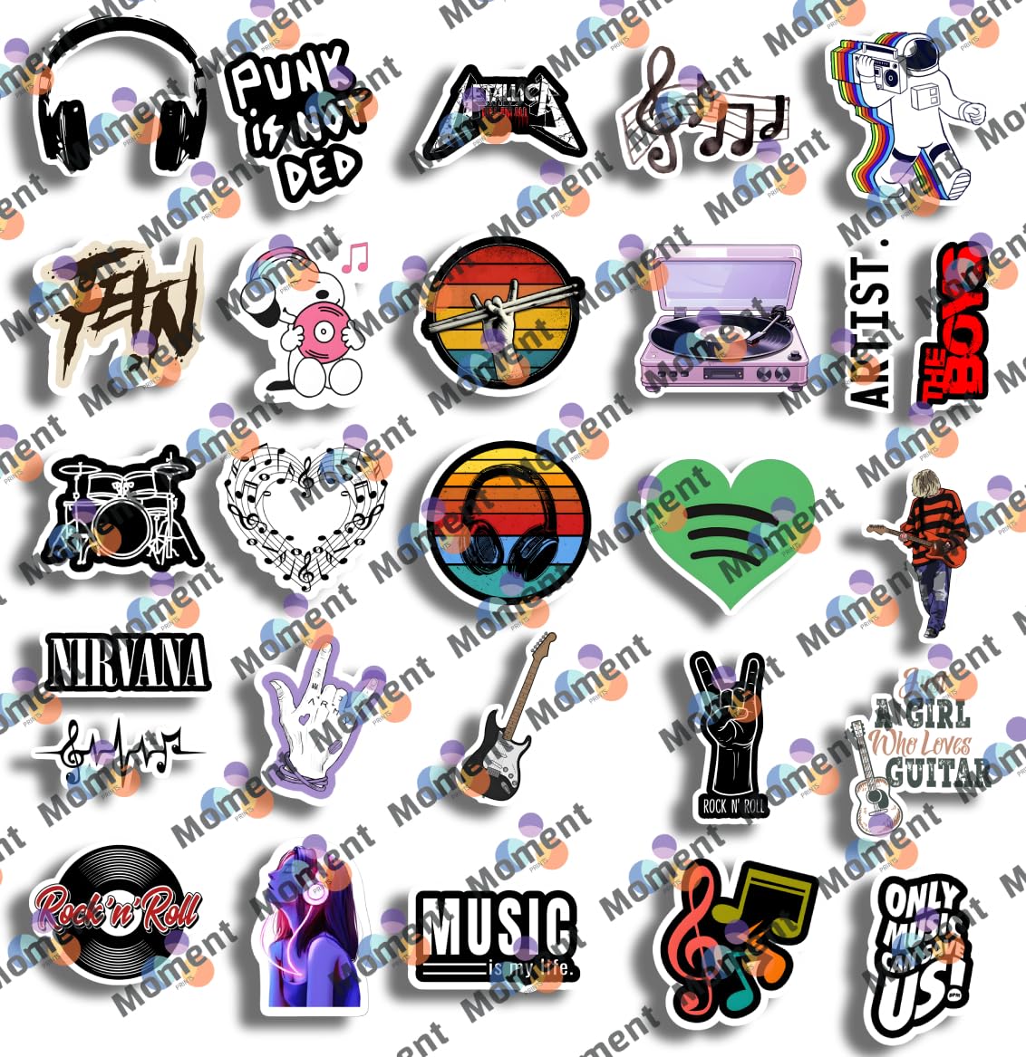 Music Stickers Pack - Personalize Your Gear -2