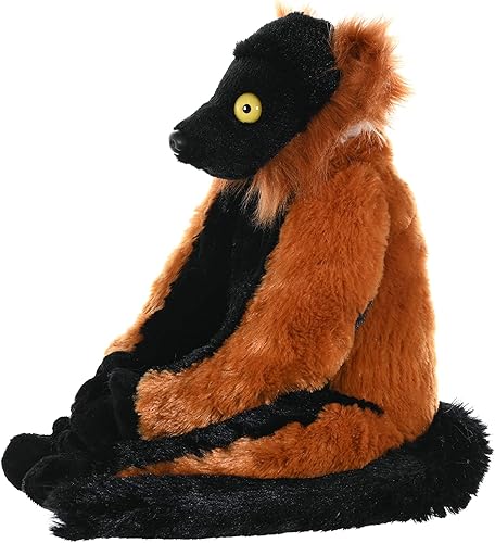 Miniatura 5 de Wild Republic Peluche de lémur con volantes rojos, animal de peluche, regalo para niños, peluche, 12 pulgadas