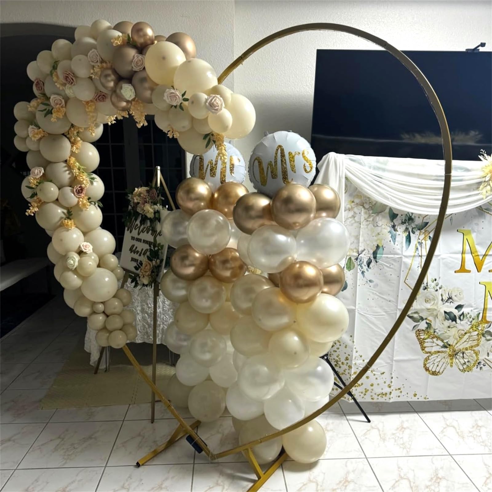 Luftballons Beige Gold, 60 Stück 12 Zoll Retro Nude Aprikose Weiß Sand Metallic Champagner Gold Helium Ballon mit Konfetti Latex Boho Ballons für Geburtstag Deko Bridal Babyparty Hochzeit Dekorations