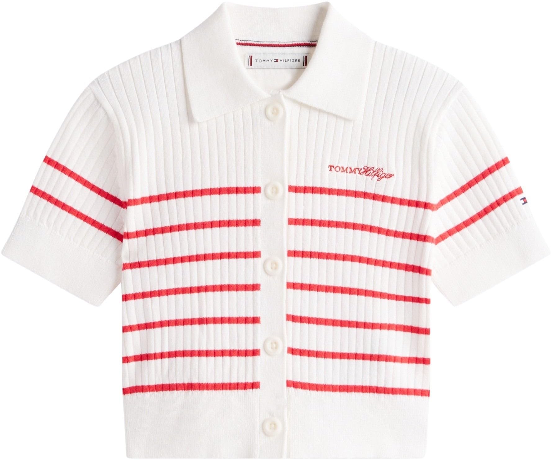 Tommy Hilfiger Sweater Rib Polo SS Kg0kg09379 Polo Bambine e Ragazze (Pacco da 1)