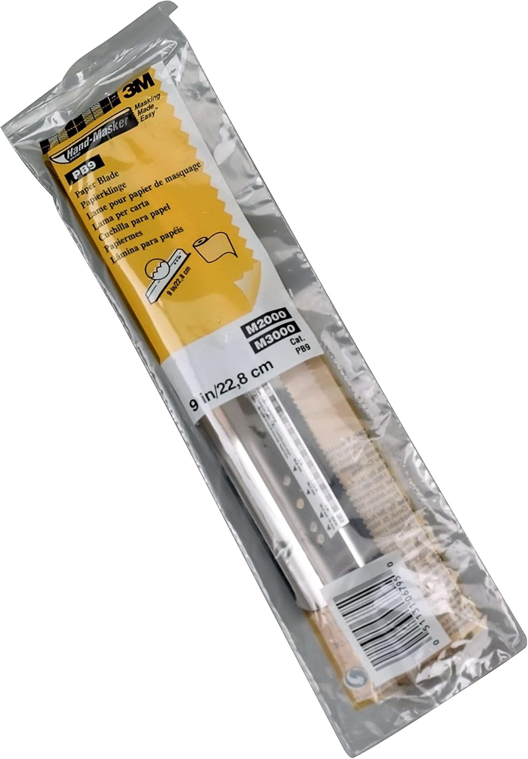 Scotch Painter's Tape 3M Hand-Masker 9-Inch Paper Blade, PB9, for use with 3M Hand-Masker M1000-SB Tool, Gray