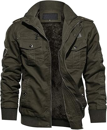 lined army jacket