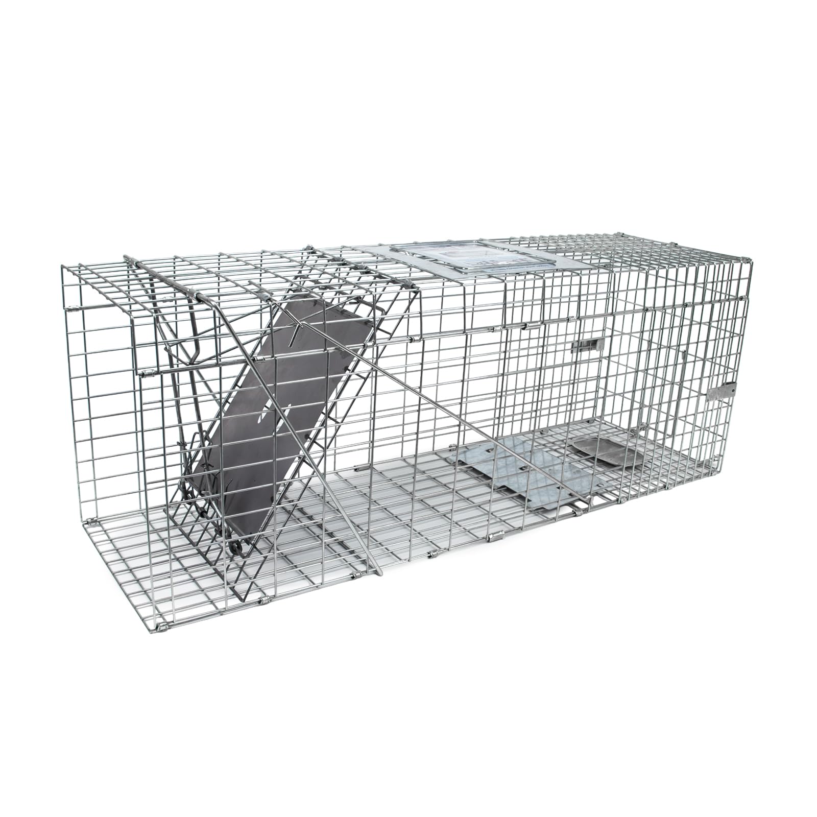 Live Animal Cage Trap - Catch Raccoons, Cats & More -6