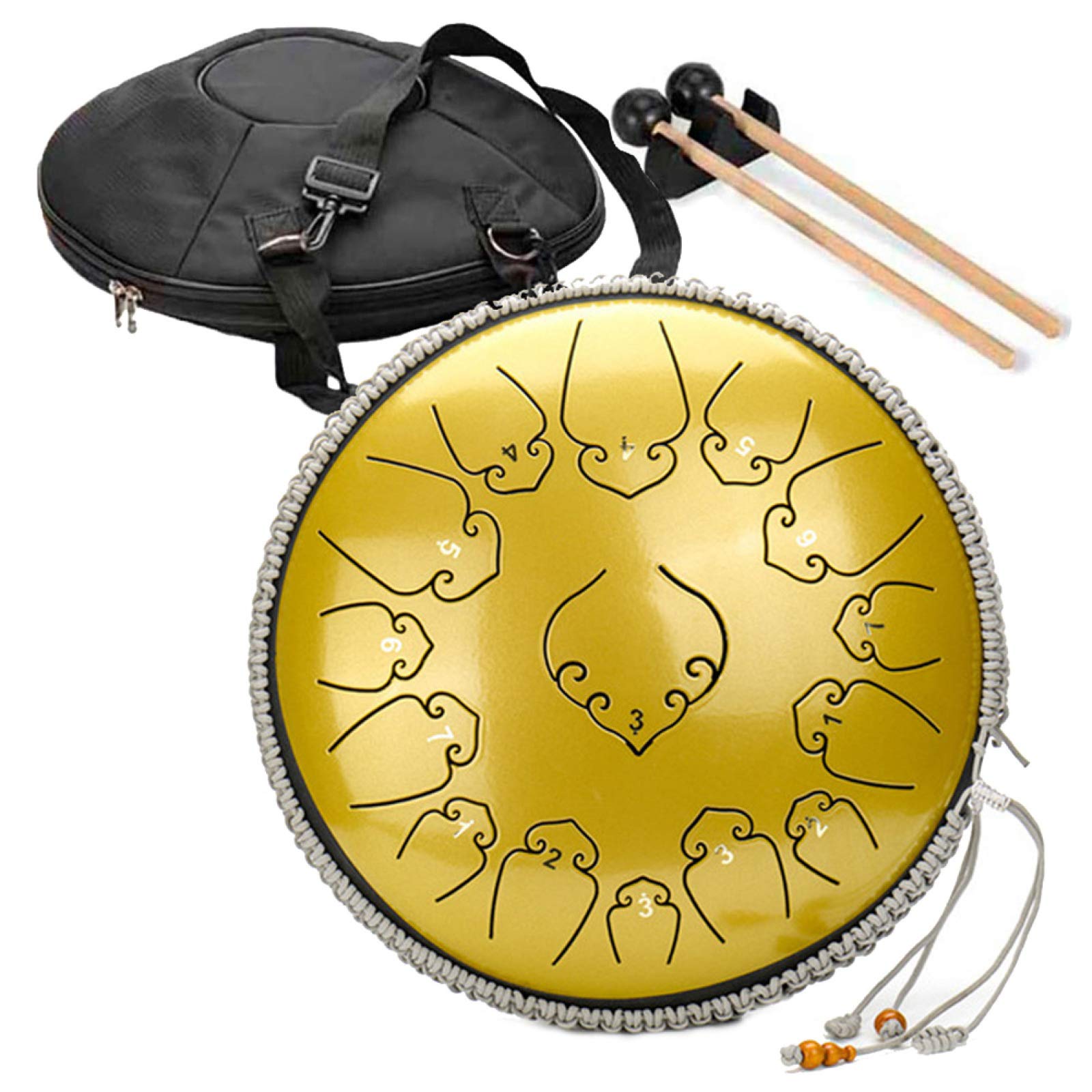 新品 スチールタンドラム 36cm Dキー 15音 パンドラム 打楽器ハンドパン 新品 スチールタンドラム 36cm Dキー 15音 パンドラム 打楽器
