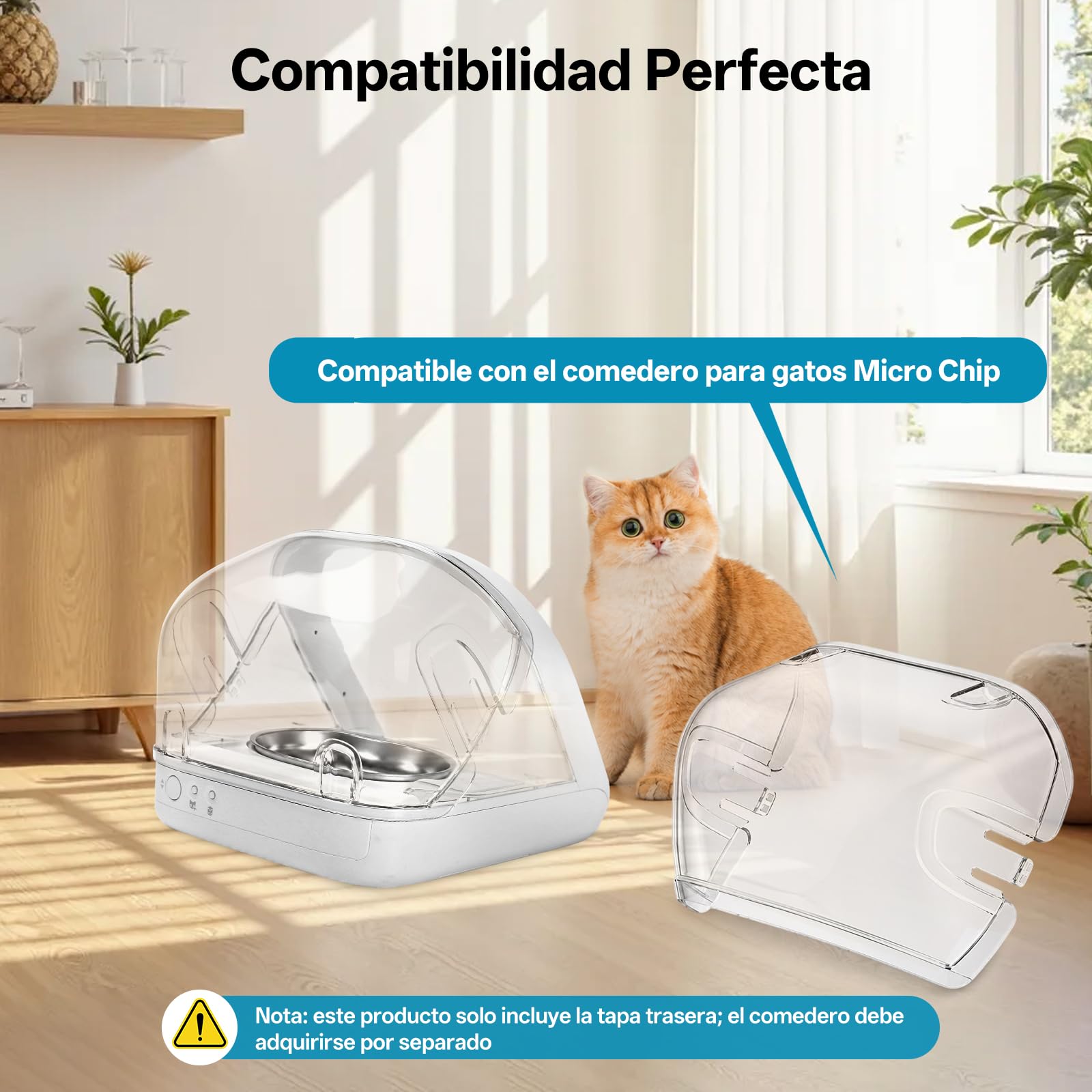 2 Packs Protection Arrière pour Distributeur Automatique de Nourriture à Puce électronique pour Animaux de Compagnie, empêchant Les Autres Animaux de Manger la Nourriture Qui se Trouve derrière