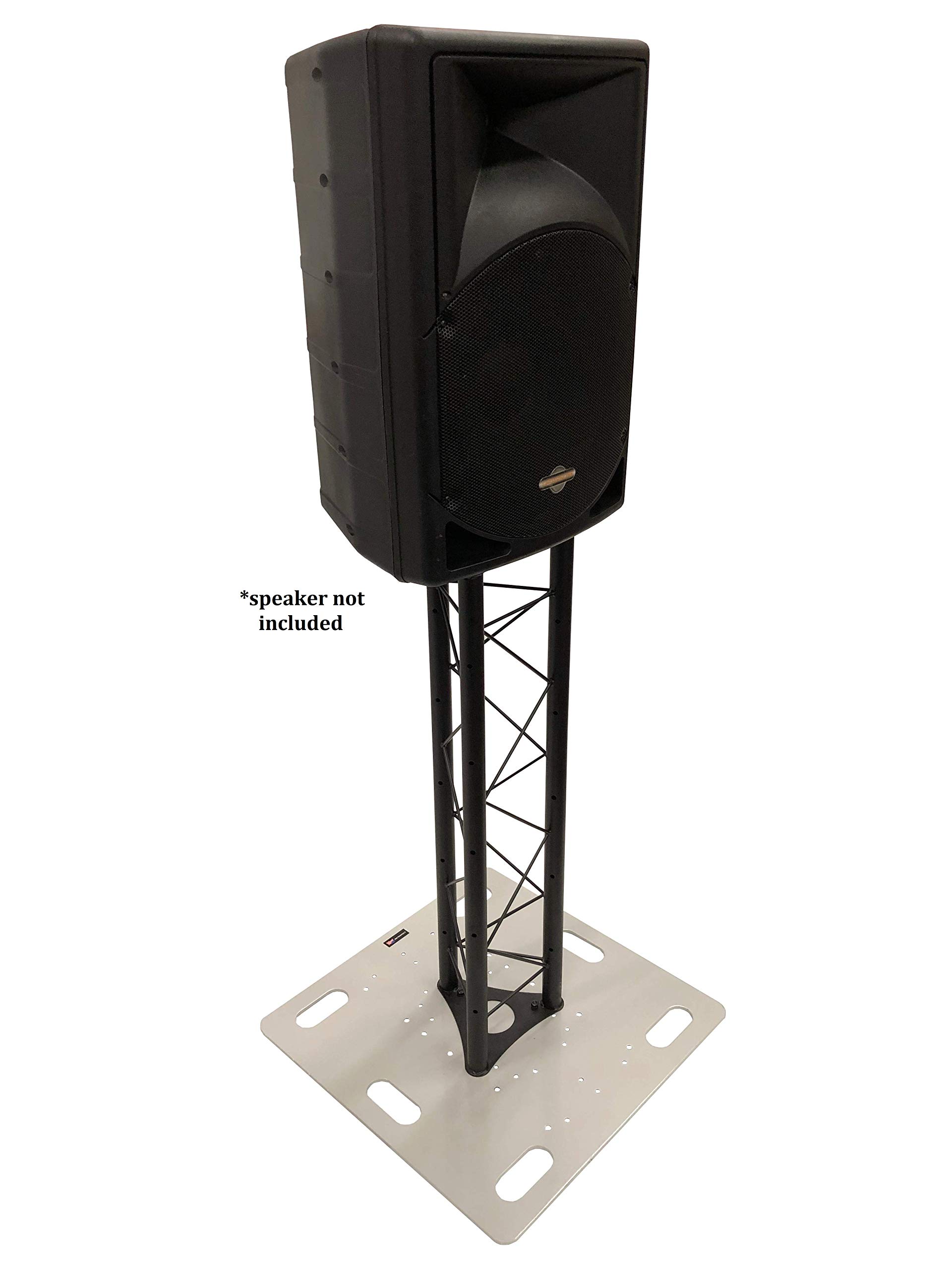 DJ Lighting Triangle Truss Light Weight 3.28 ft Speaker or Monitor Stand System