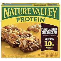 Vista 9 de Nature Valley Barras de granola, chocolate amargo con mantequilla de maní, sin gluten, 21.3 oz