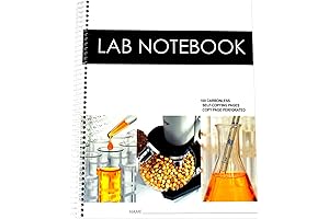 BARBAKAM Carbonless Copy Notebook with 100 Perforated Pages