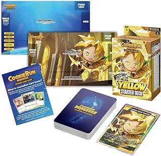 CookieRun Trading Card Game: Starter Deck Yellow | 2 Player Competitive TCG | 20 Minutes | Includes 60 Cards