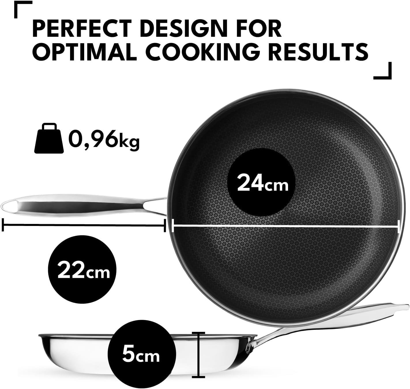 Onyx Cookware pan dimensions