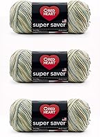 Vista 45 de Red Heart Hilo Super Saver, paquete de 3, Monet 3