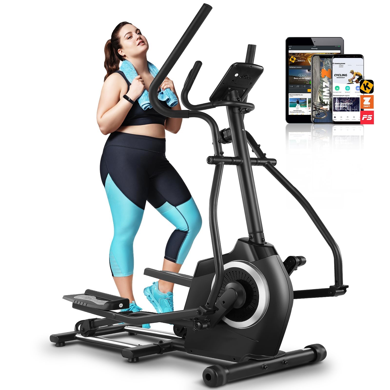 Ancheer Elliptical Machine For Home App Elliptical Exercise