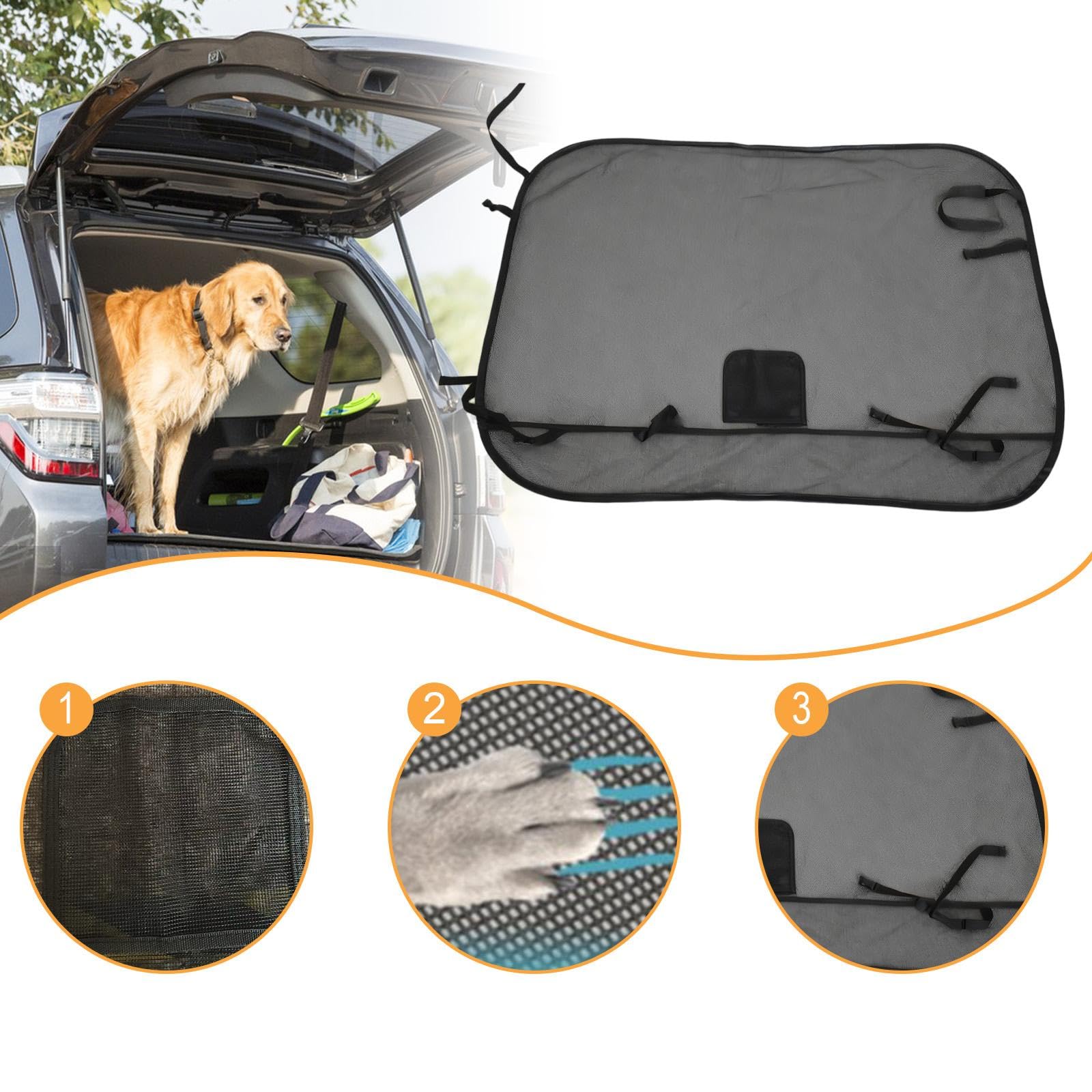 Generic Barriera Cane Rete Divisorio Animali Domestici Realizzata in PVC Robusto con Visibilità Chiara E Fissaggio Regolabile Adatta per, 133 Cm X 97 Cm