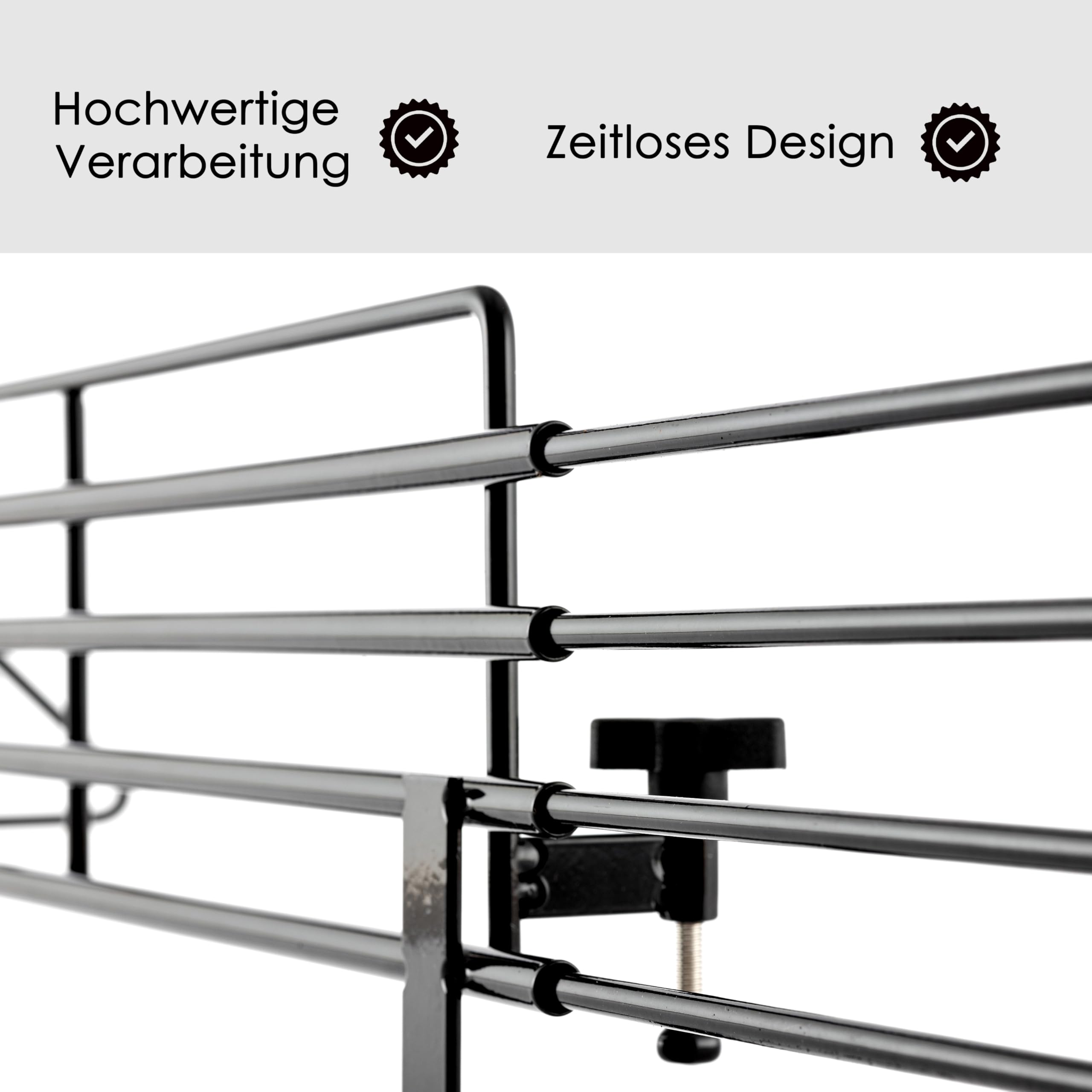Hanseküche Barrière de protection extensible pour cuisinière 64-110 cm réglable sécurité enfant