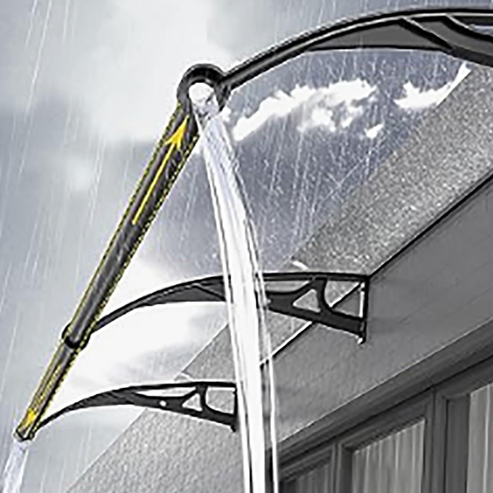 Protection contre la pluie et UV pour porte auvent de qualité