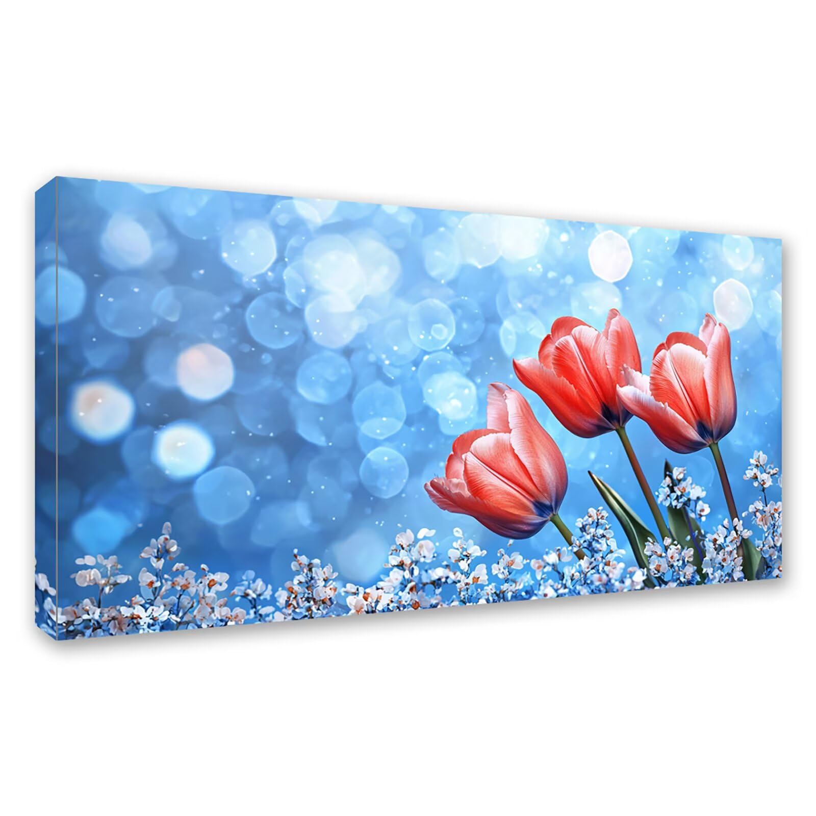 Diamond Painting Rot Diamant Painting Bilder Erwachsene Blume, DIY Set Erwachsene Crystal Art, 5D Diamond Art Viereckige Steine Stickerei Kreuzstich Mosaikherstellung für Zimmer Deko 160x80cm 0J-964