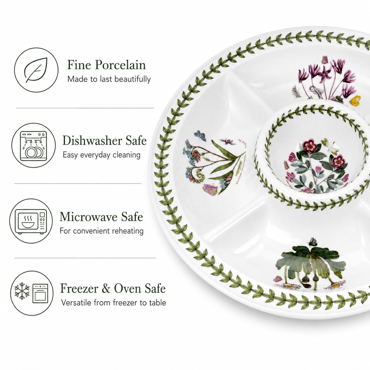 Portmeirion Botanic Garden Chip and Dip by Portmeirion