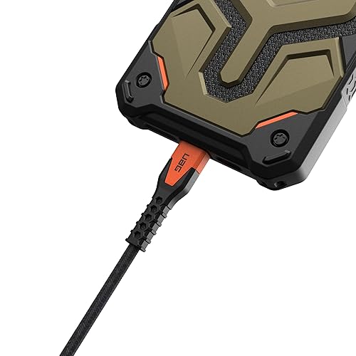 Miniatura 2 de URBAN ARMOR GEAR UAG - Cable USB-C a Lightning de núcleo de Kevlar resistente de 5 pies, 30 W, certificado MFi, cable de carga rápida reforzado para